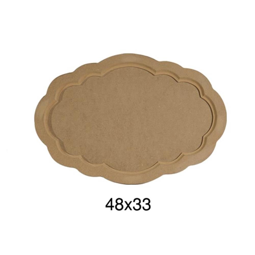 T 690 OVAL DALGALI TEPSİ