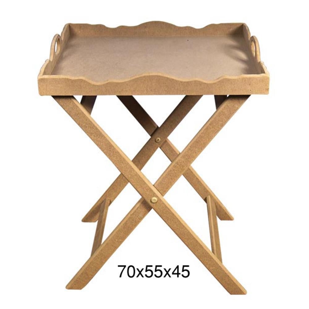 T 733 DALGALI ÇAPRAZ AYAKLI TEPSİ