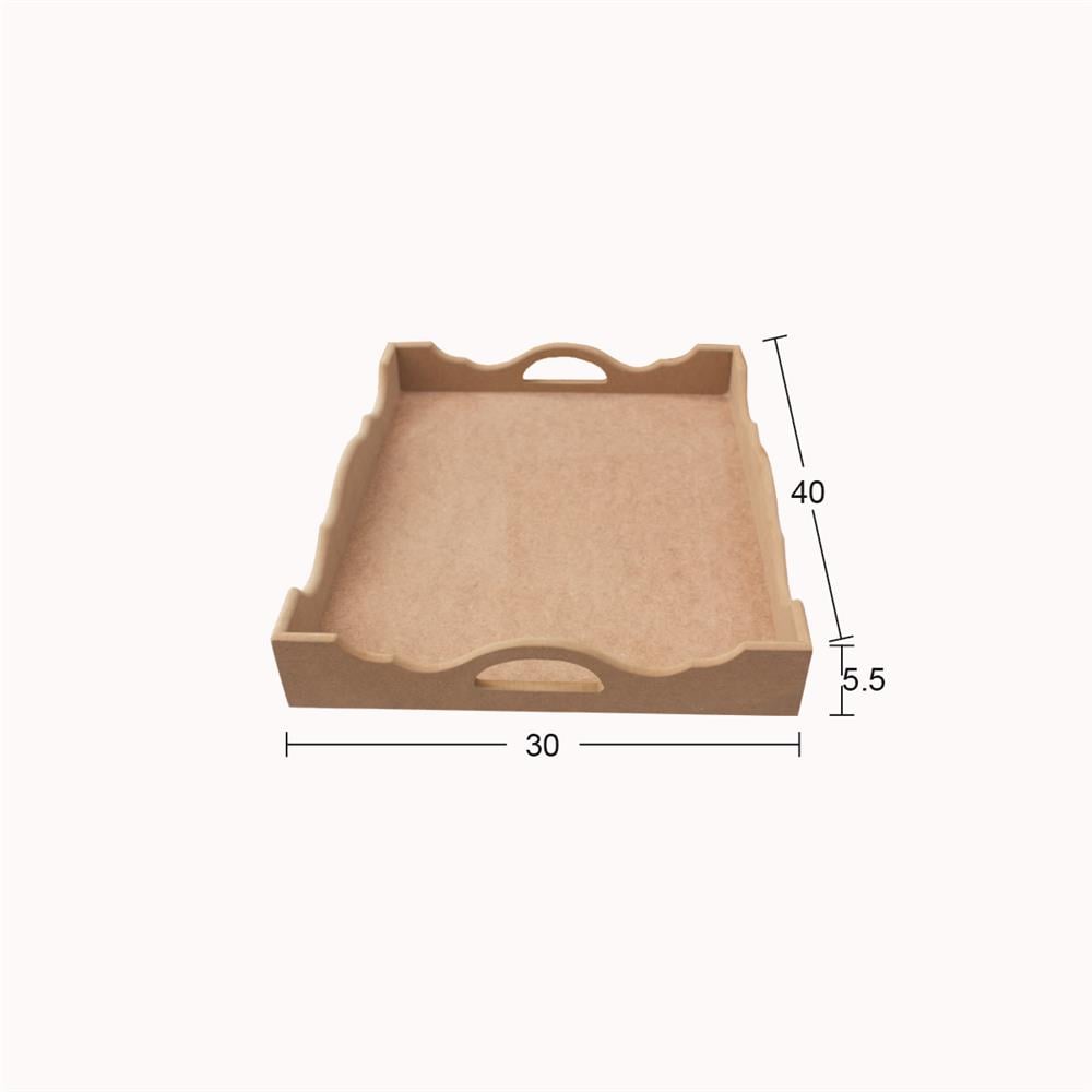 T 768 BÜYÜK DALGALI PİRİNÇ TEPSİ