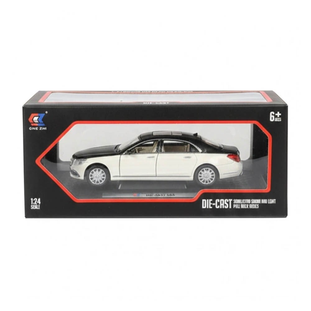Pasifik OyuncakPasifik 1:24 Sesli Işıklı Metal Araba Mercedes S600