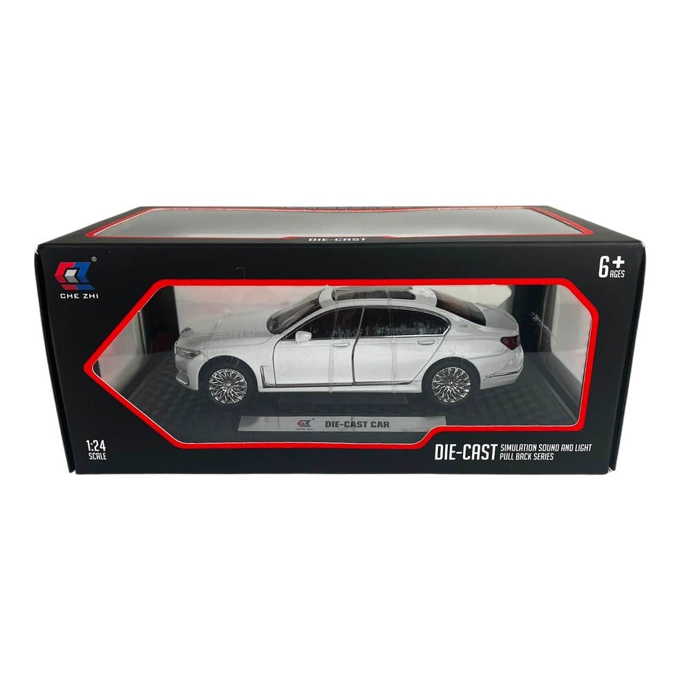 Pasifik OyuncakPasifik 1:24 Sesli Işıklı Metal Araba BMW 720