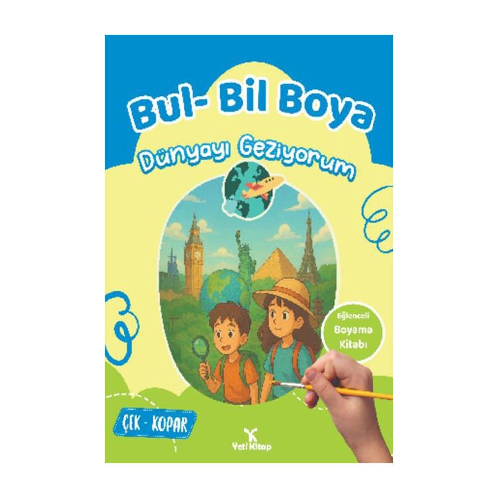 Yeti KitapBil Bul Boya Dünyayı Geziyorum