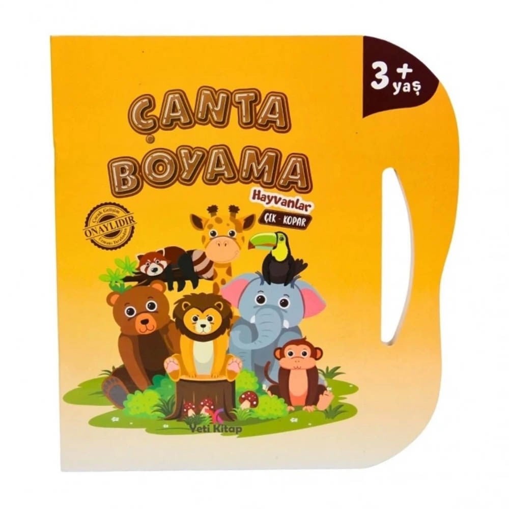 Yeti KitapBoyama Çantası Kitabı Hayvanlar