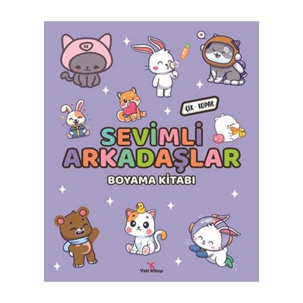Yeti KitapSevimli Arkadaşlar Boyama Kitabı