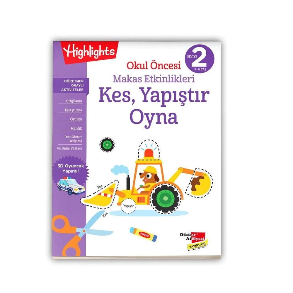 Dikkat AtölyesiDikkat Atölyesi Kes Yapıştır Makas Etkinlikleri 2. Seviye
