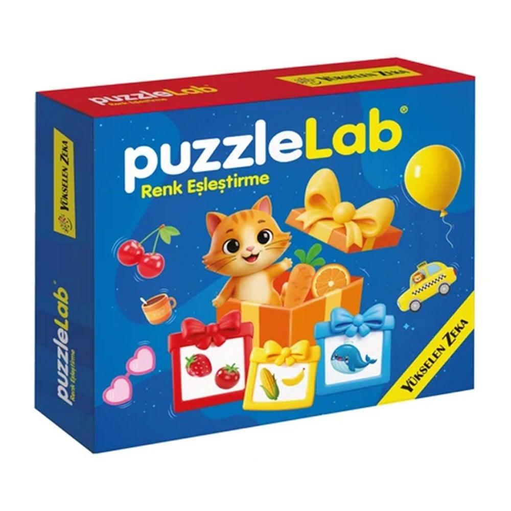 Yükselen Zeka12-36 Ay PuzzleLab İlk Renk Eşleştirme