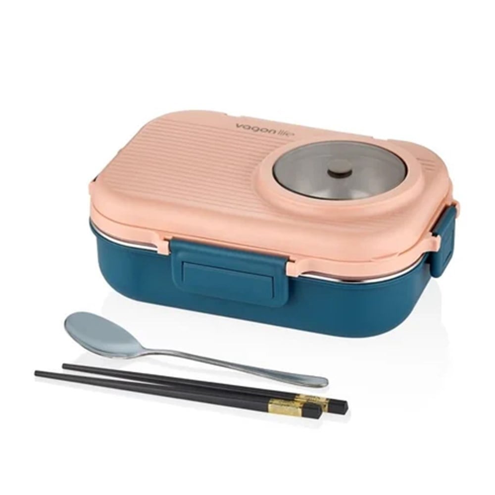 Vagon LifeVagonlife Çelik Hazneli Lunchbox Pembe