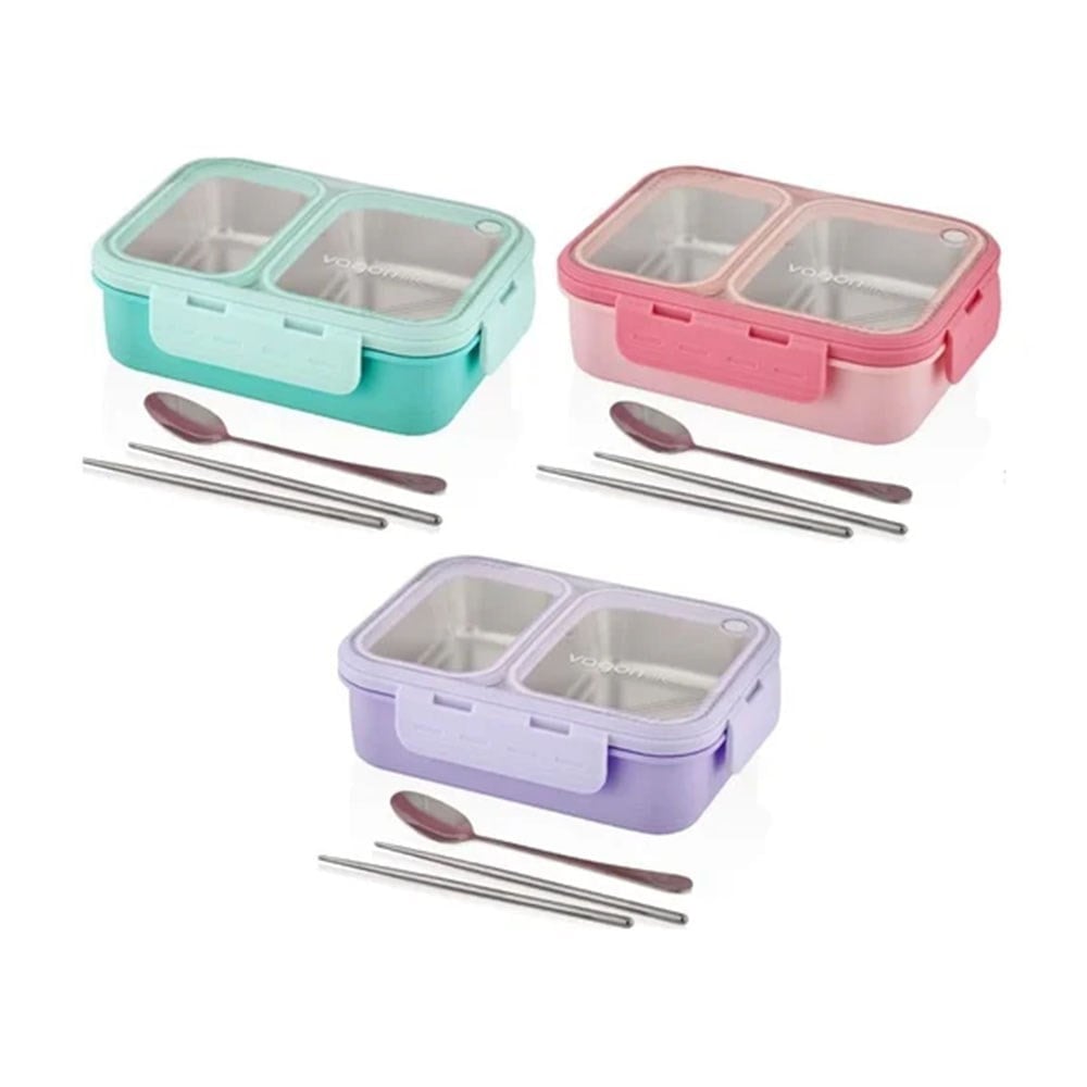 Vagon LifeVagonlife 700 Ml 2 Bölmeli Paslanmaz Çelik Lunchbox