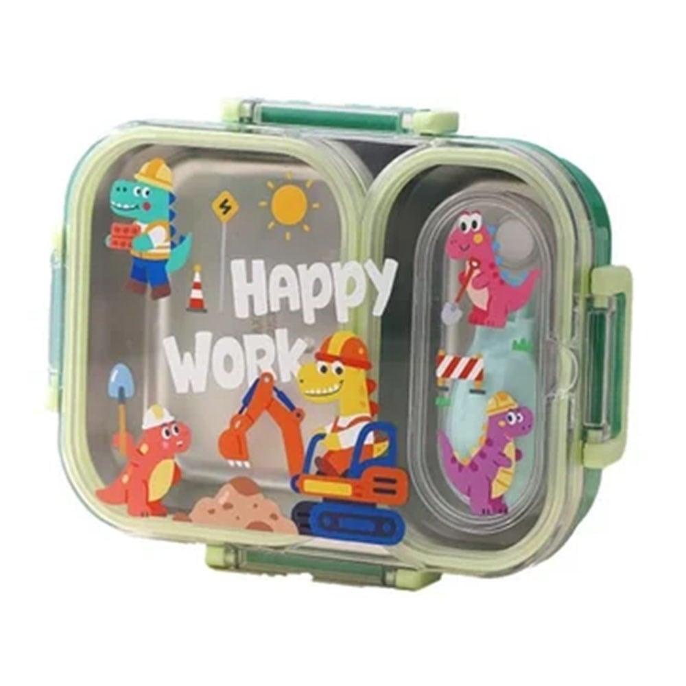 Vagon LifeVagonlife 600 Ml 2 Bölmeli Paslanmaz Çelik Lunchbox Yeşil