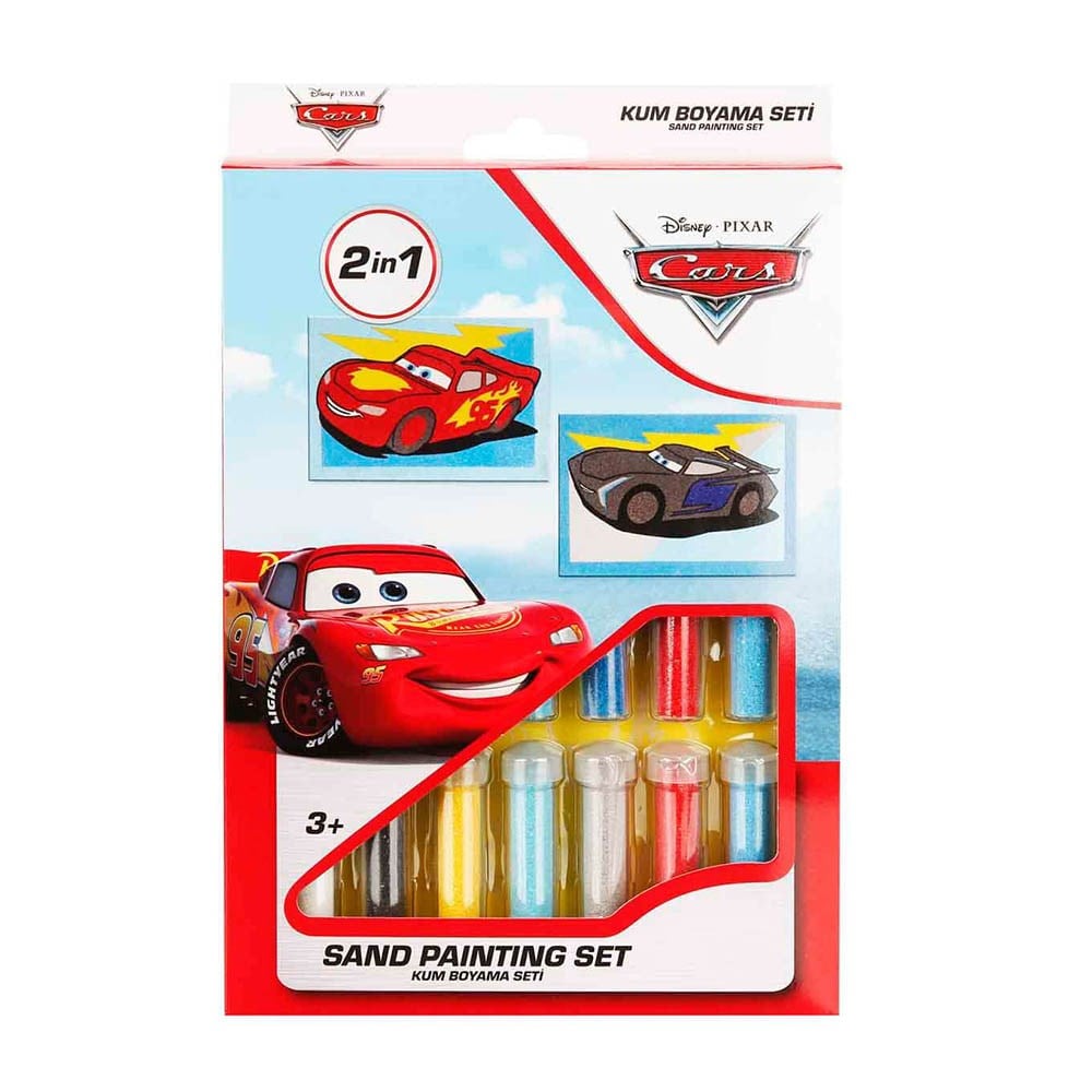 SunmanSunman 2in1 Disney Cars Kum Boyama Seti