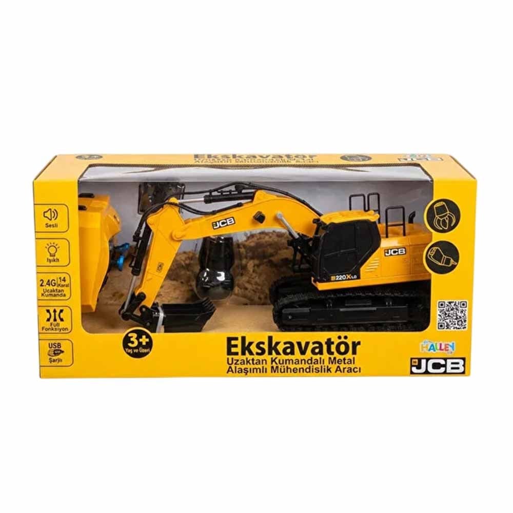 SeherSeher 2.4 Ghz Kumandalı Jcb Lisanslı Ekskavatör