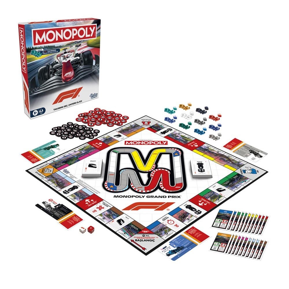 HasbroMonopoly F1 Formula Kutu Oyunu