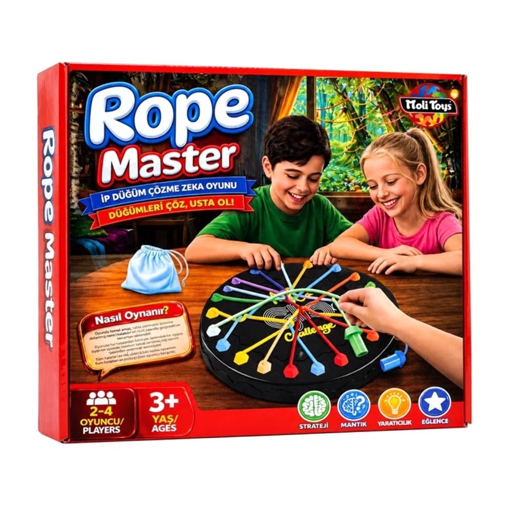 Moli ToysMoli Toys Rope Master İpe Dizme Oyunu