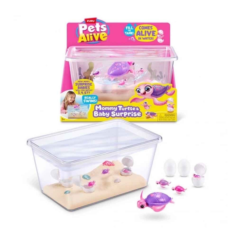 Giochi PreziosiGiochi Pets Alive Yüzen Kamplumbağa Ailesi