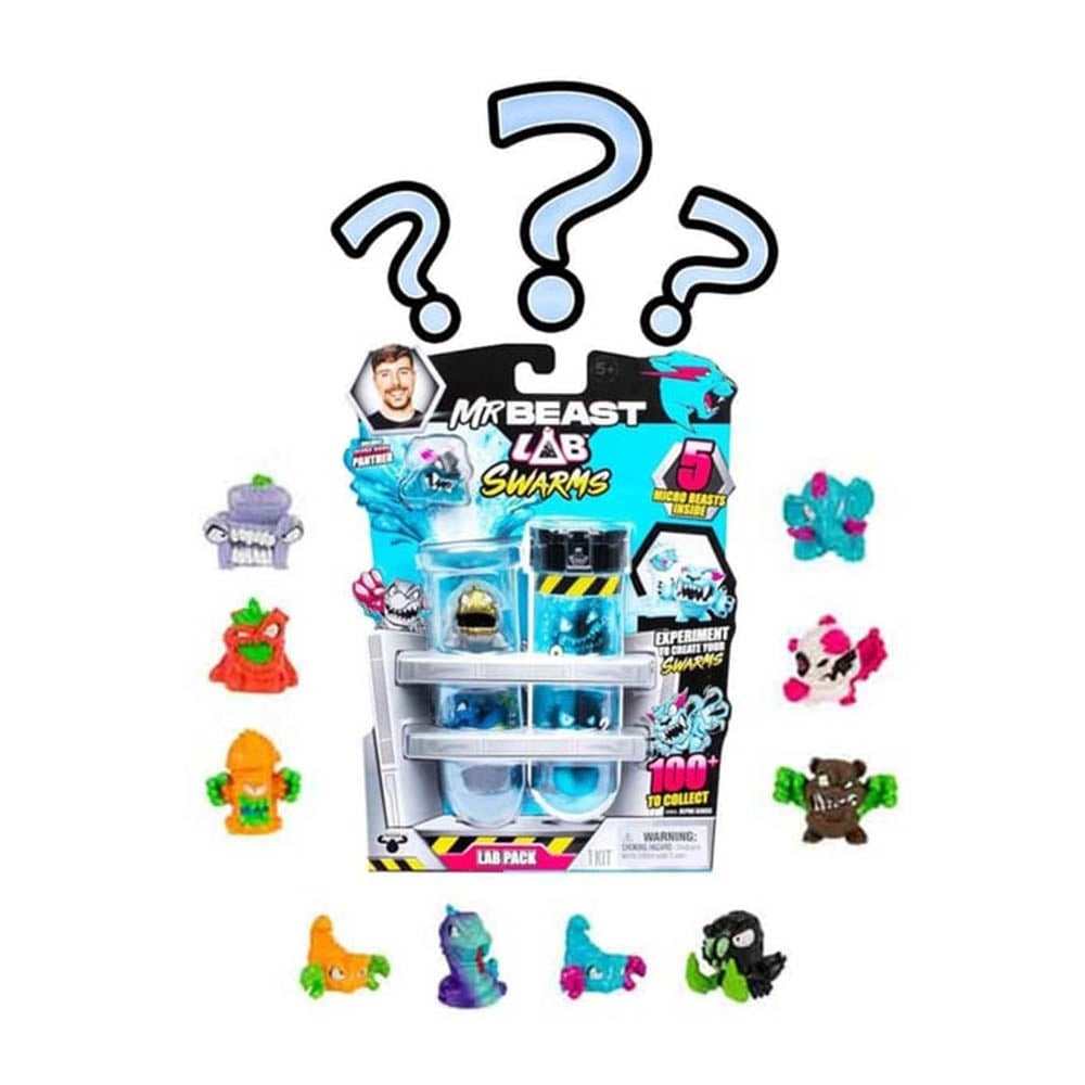 Giochi PreziosiMr Beast Lab Swarms 5 li Sürpriz Figür Paketi S1
