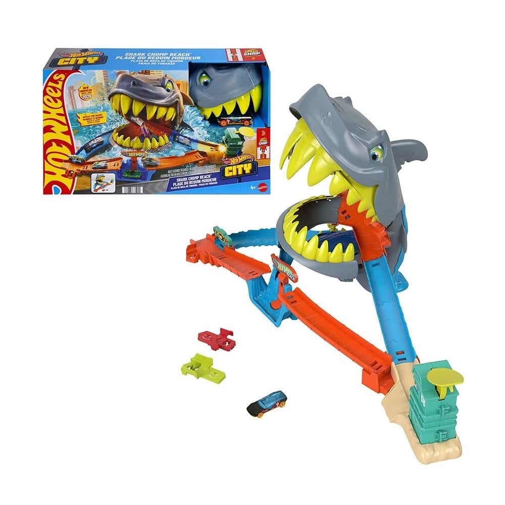 Hot WheelsHot Wheels City Köpekbalığı Sahil Savaşı Oyun Seti