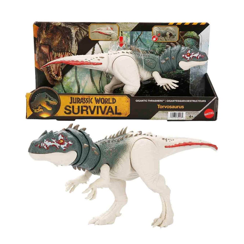 Jurassic WorldJurassic World İz Sürücü Dinozor Figürü Film Serisi Torvosaurus 33 cm