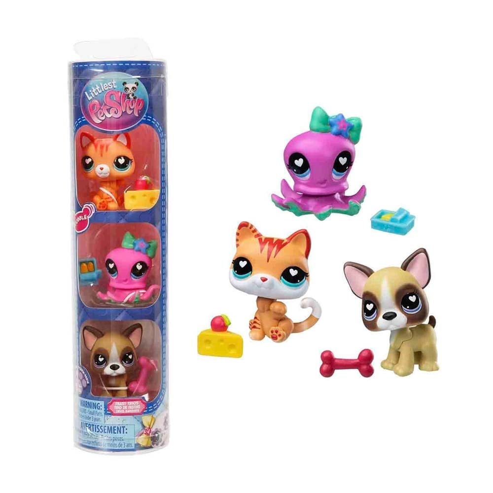 SunmanLittlest Pet Shop Minişler 3lü Figür Seti