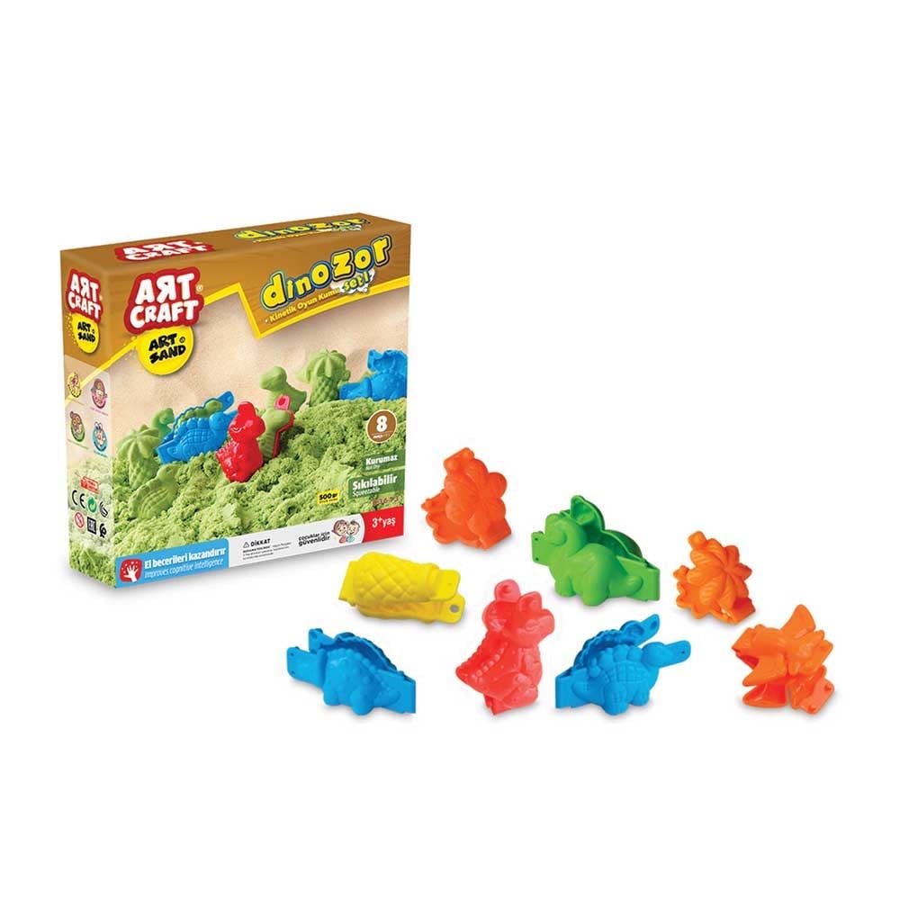 Dede OyuncakDede Artsand Dinozor Kum Seti 500 Gr