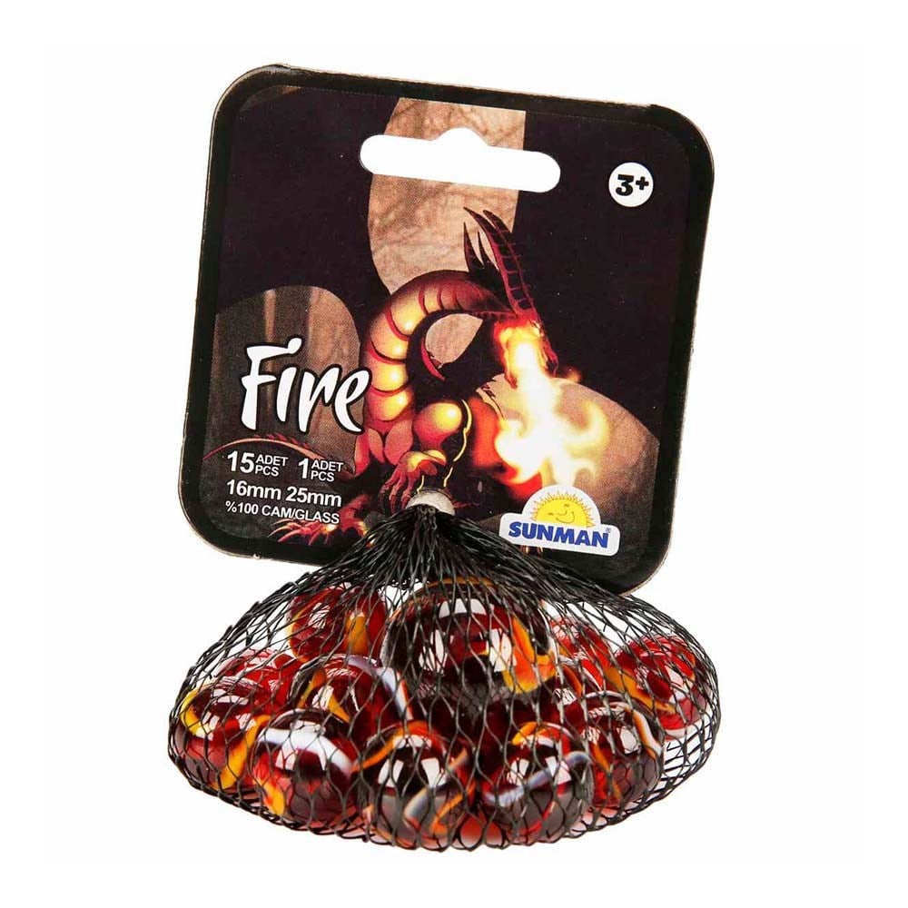 SunmanSunman Dragonlar Renkli Misket 15+1 Fileli