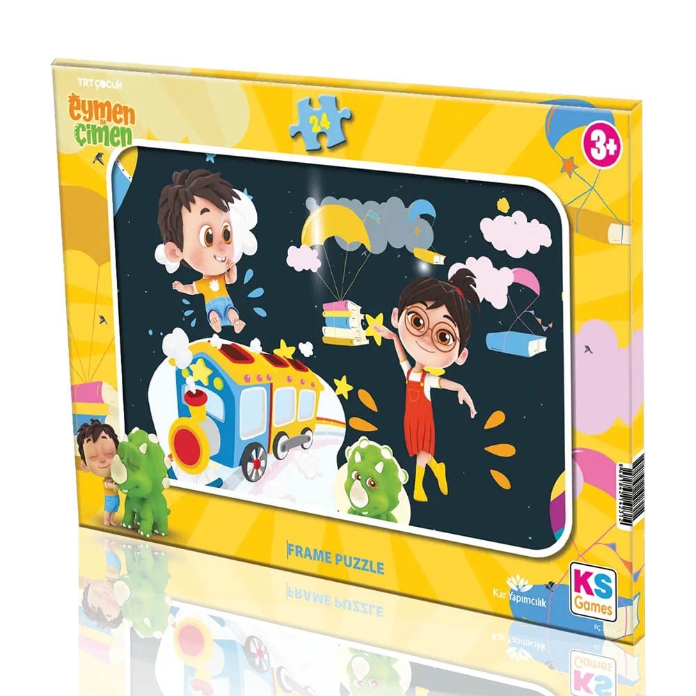 Ks GamesKs Games Trt Çocuk Eymen İle Çimen 24 Parça Puzzle