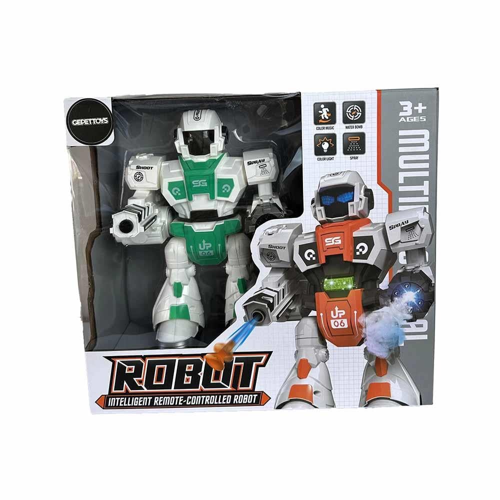 GepettoysGepettoys Uzaktan Kumandalı Vantuz ve Duman Atan Savaşçı Robot