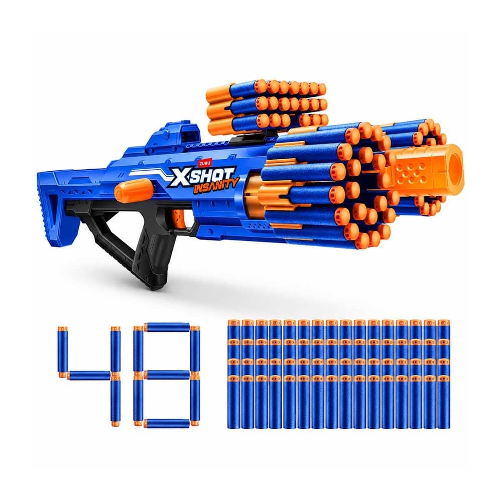 SunmanSunman X-Shot Insanity Berzerko 48 Mermili Sünger Dart Atan Silah 68 cm