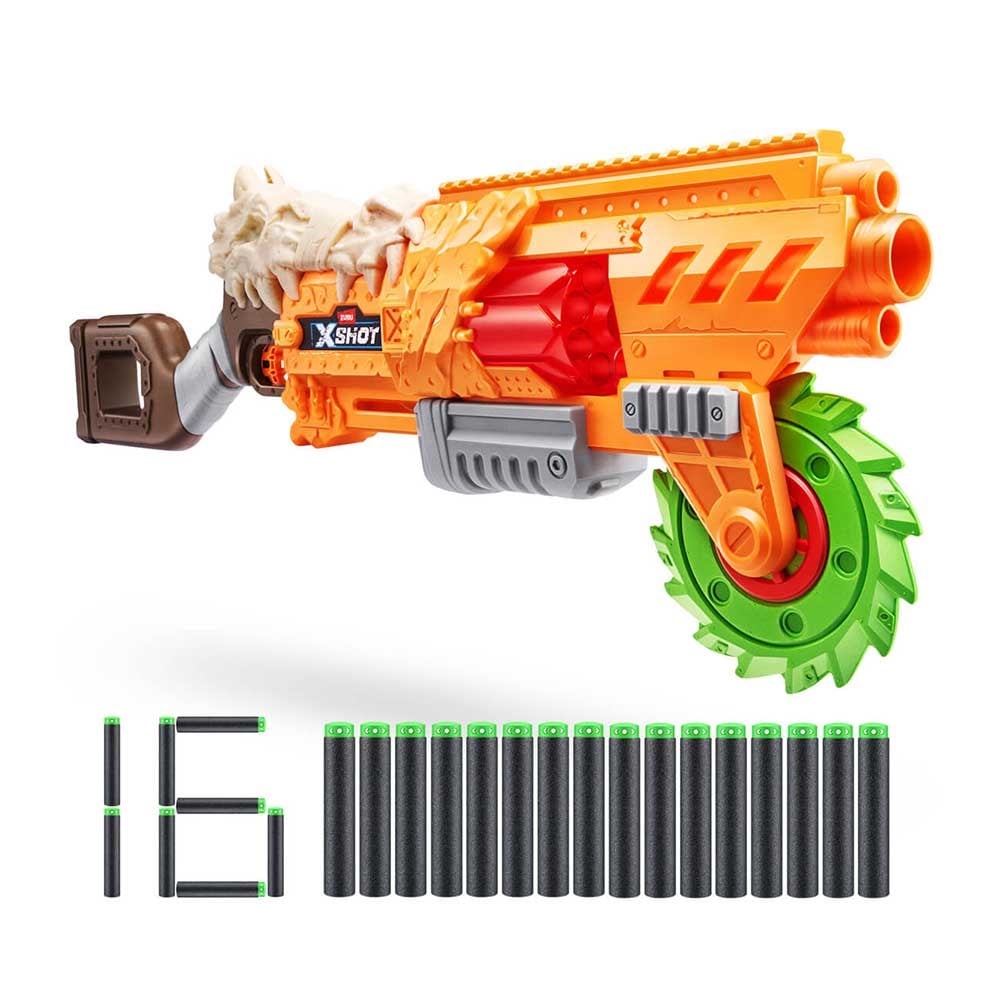 SunmanSunman X-Shot Insanity HorrorFire Doomsday 16 Mermili Sünger Dart Atan Silah 69 cm