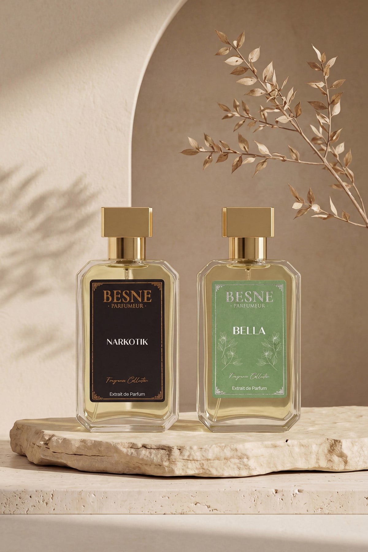 Narkotik & Bella (Extrait de Parfum) Kadın & Erkek Parfüm Seti
