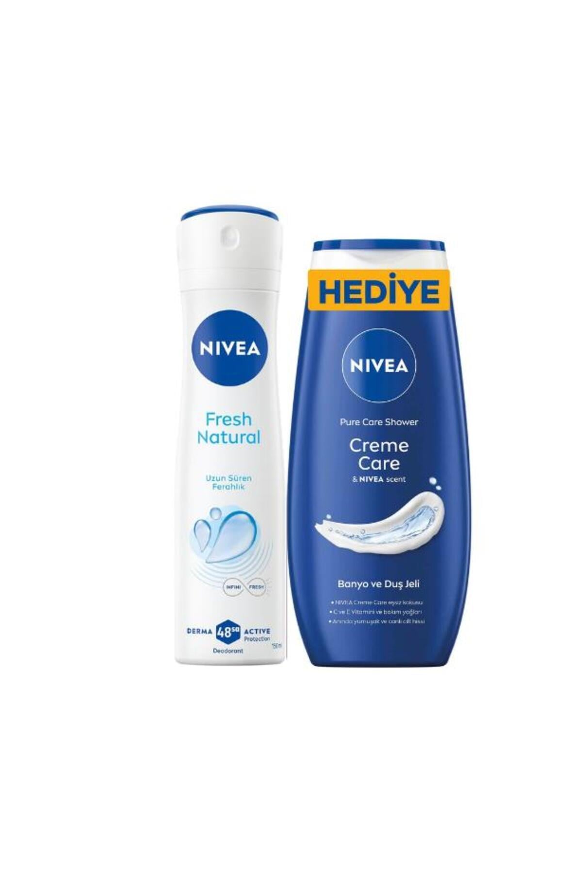Fresh Natural Deodorant 150 ml + Creme Care Banyo ve Duş Jeli 250 ml