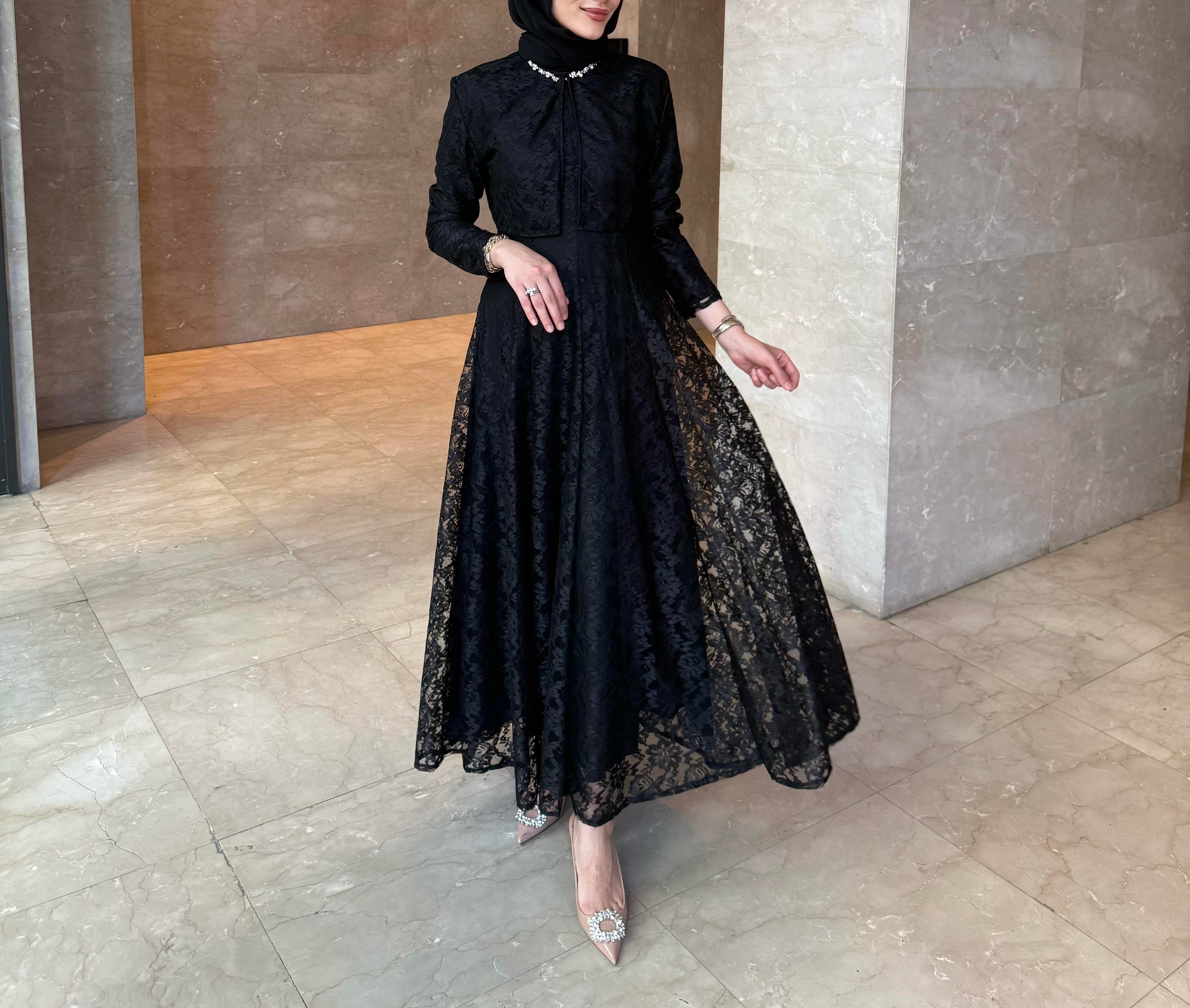 Dantel Dress | Siyah