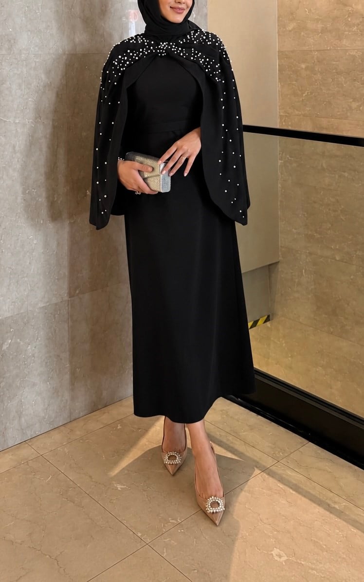 İnci Dress | Siyah
