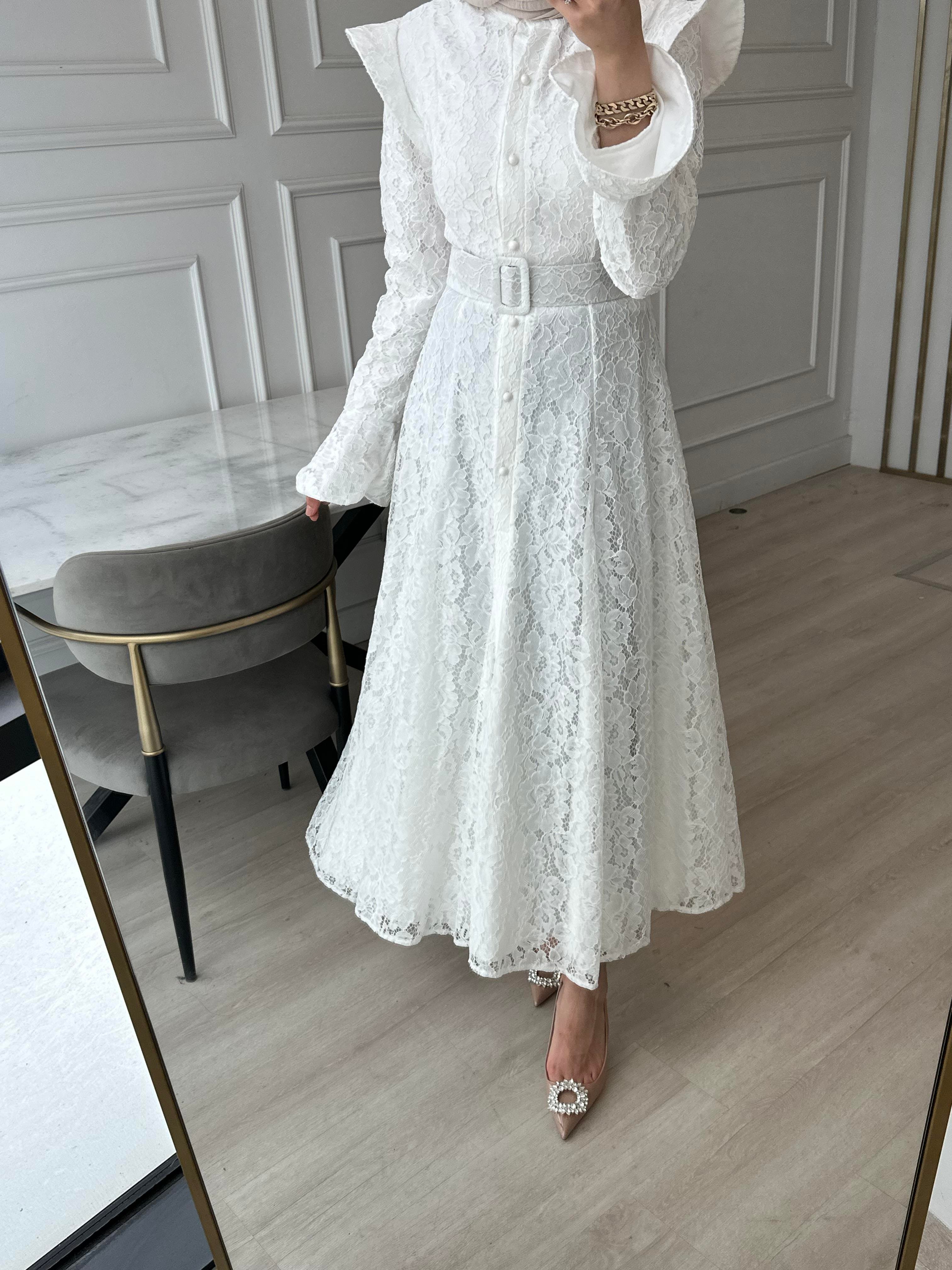 İthal Dress | Beyaz