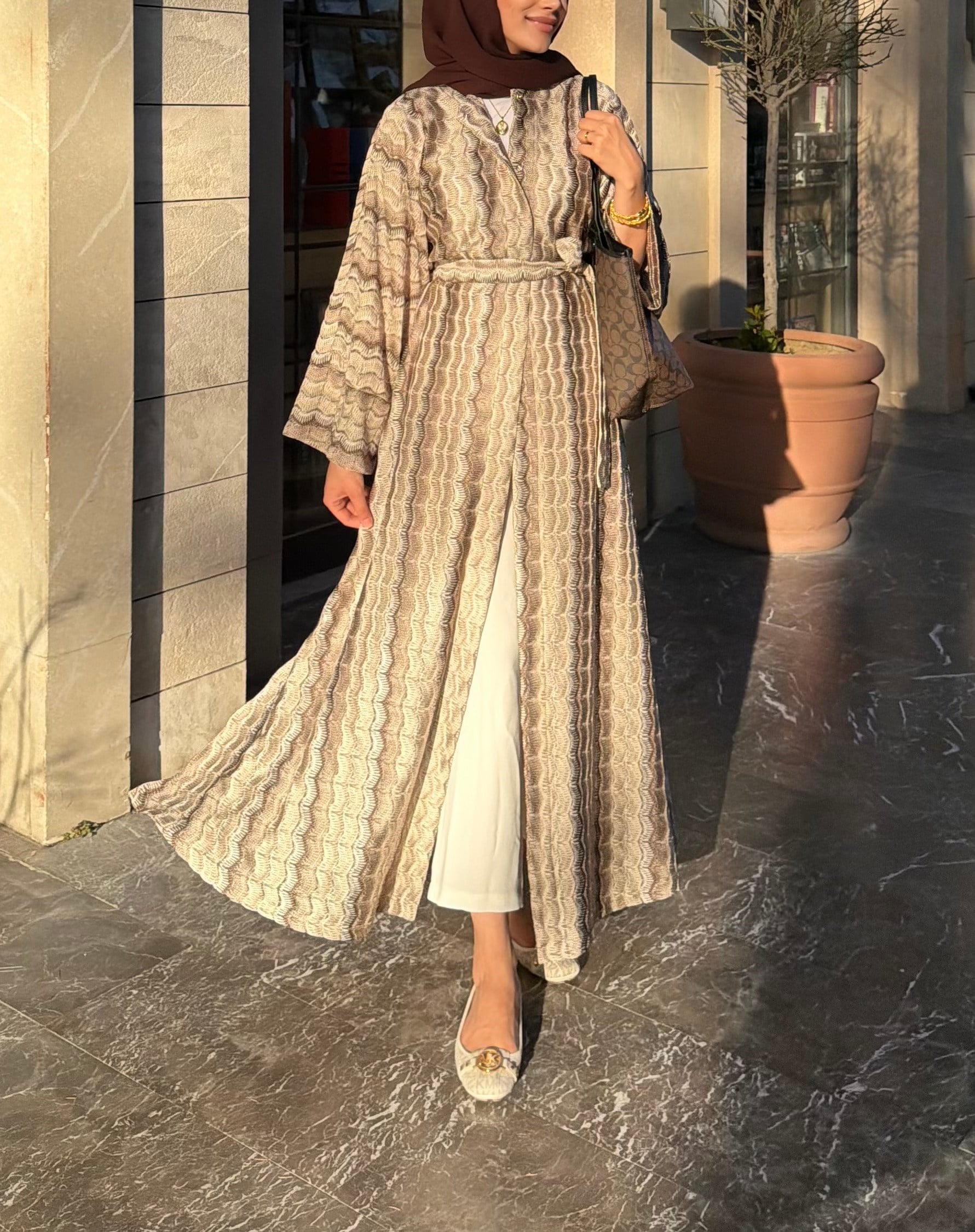 Missoni Abaya - Bej
