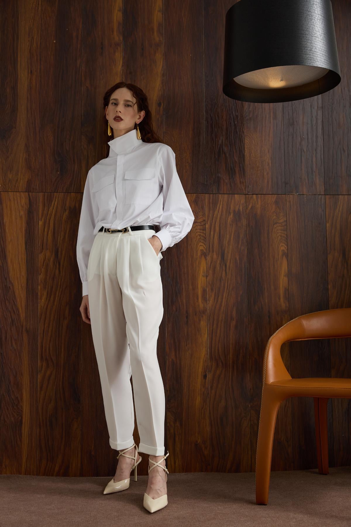 Hepburn White Pants