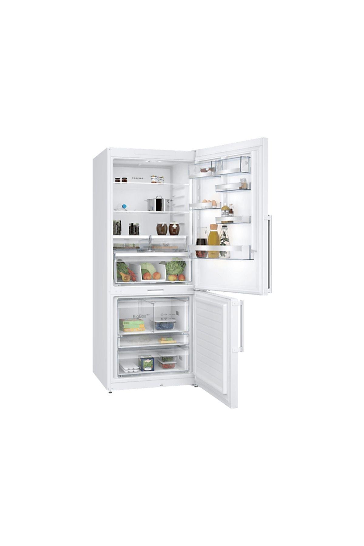 BD3076WCAP C Enerji Sınıfı 526 L Alttan Donduruculu No-Frost Buzdolabı Beyaz