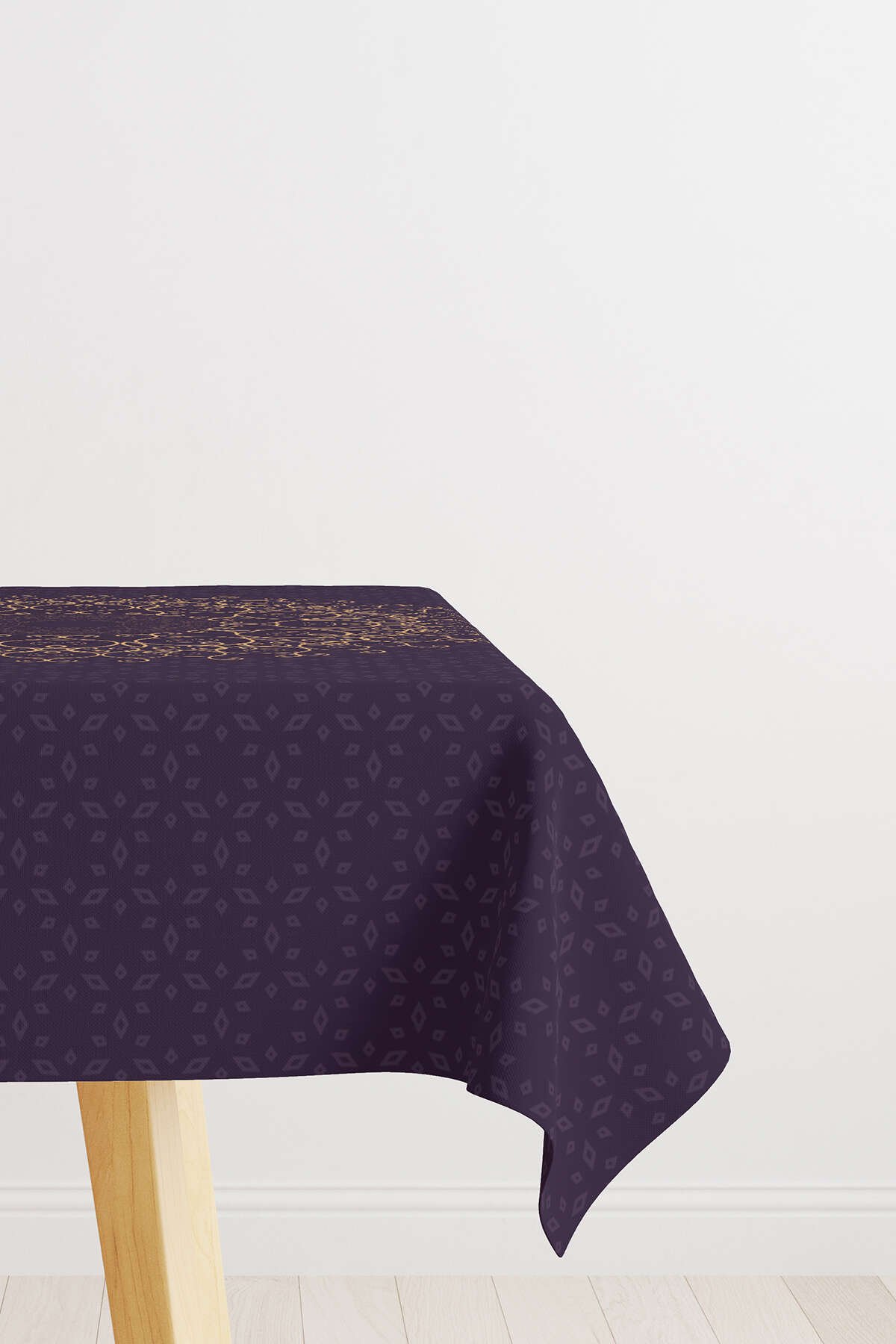 Mor Ramazan Temalı Motif Desenli Dijital Baskılı Masaörtüsü CGH1287-MS