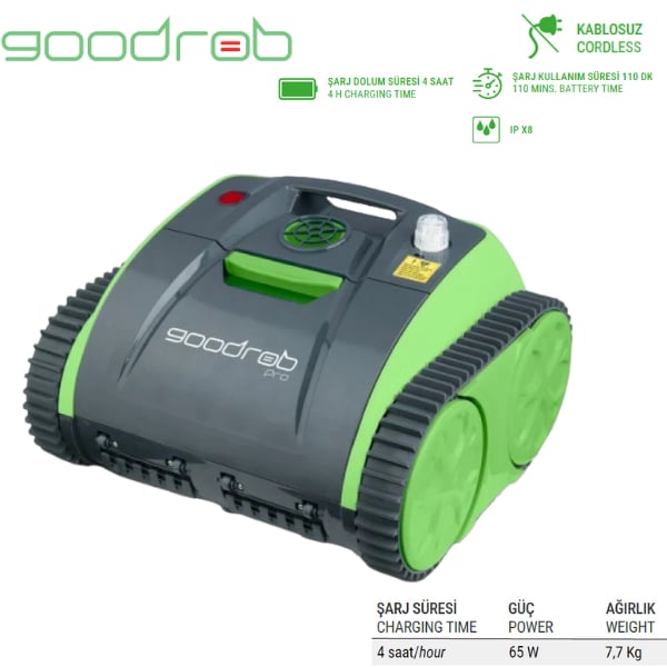 Goodrob Pro Kablosuz Havuz Temizlik RobotuHavuz RobotlarıGoodrob19815273201