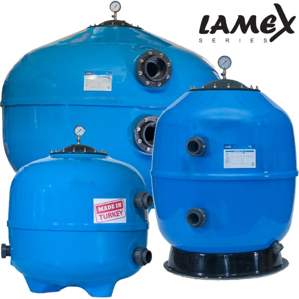 Lamex Serisi Polyester Havuz Kum Filtresi (Ticari)