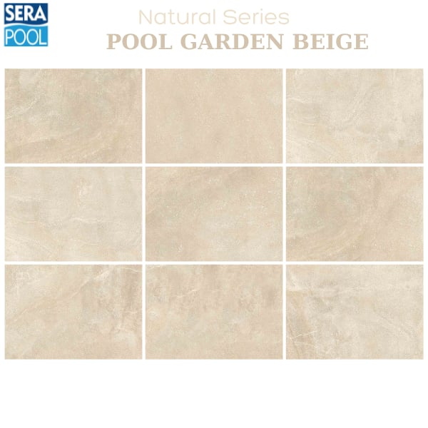 Pool Garden Beige Porselen Teras Kaymazları 33x66x0,76 cmTeras KaplamaSerapoolPOOL GARDEN BEIGE