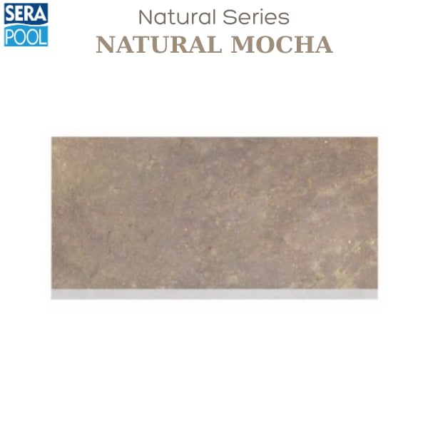 Porselen Çizgi Taşma Karo 33x66x1,80 cm - Natural MochaPorselen TutamakSerapoolNM3366HST