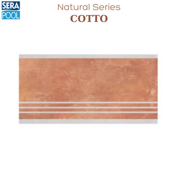 Porselen Çizgi Taşma Tutamak 33x66x1,80 cm - CottoPorselen TutamakSerapoolCT3366HSH