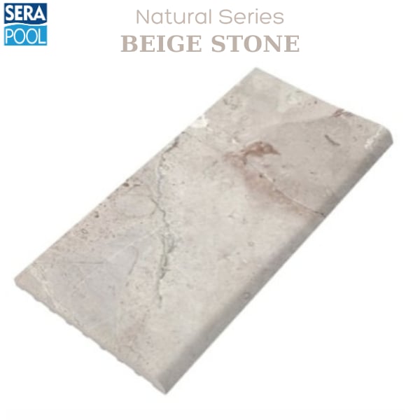 Porselen Flat Tutamak 25x50 cm - Beige StonePorselen TutamakSerapoolBS2550FH