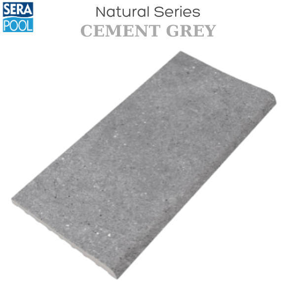 Porselen Flat Tutamak 25x50 cm - Cement GreyPorselen TutamakSerapoolCE2550FH