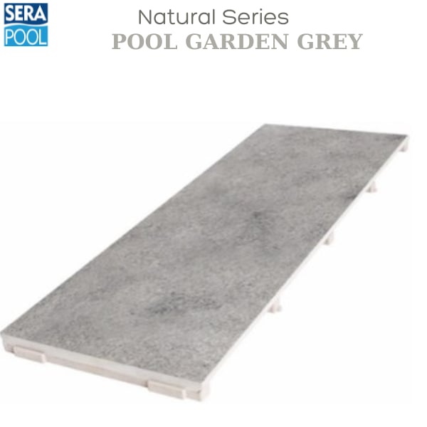 Porselen Hidden Izgara 25x65 cm - Pool Garden GreyPorselen IzgaraSerapoolPGGGHM