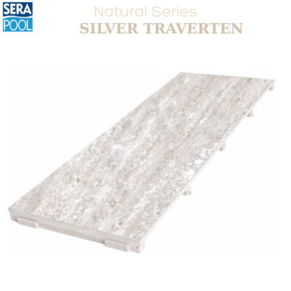 Porselen Hidden Izgara 25x65 cm - Silver TravertenPorselen IzgaraSerapoolSTGHM