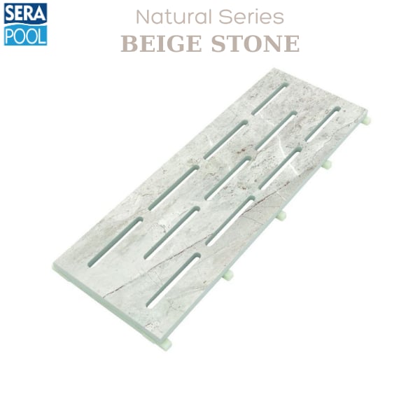 Porselen Monoblok Izgara - Beige StonePorselen IzgaraSerapoolBSGM