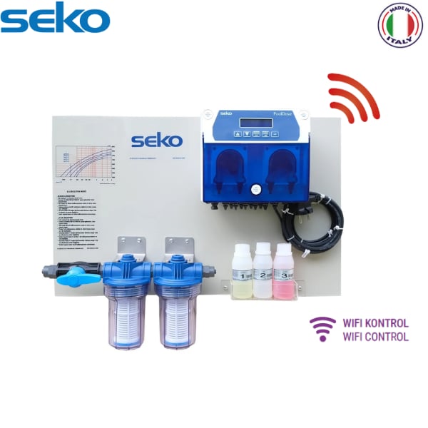 Seko Otomatik Kontrol Sistemi Pool Dose Panel 5 lt/h - 1,5 BarHavuz Dezenfeksiyon SistemleriSeko15515253075