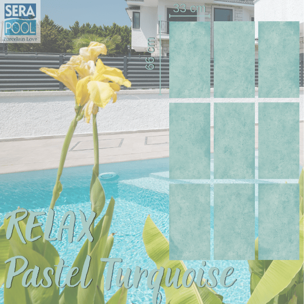 Serapool  Relax Blue Porselen Havuz KarolarıPorselen Havuz İçi KarolarSerapoolRPT3366