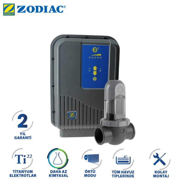 Zodiac Ei² Tuz Elektroliz Cihazı (Tuz Klor Jeneratörü)Tuz Klor JeneratörleriZodiacEİ2TUZ